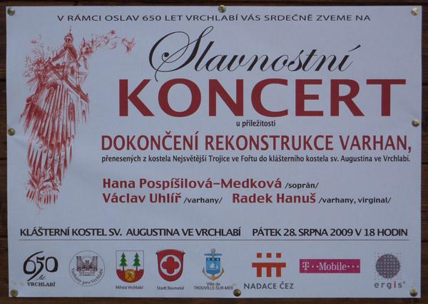Varhann koncert 29.8.2009